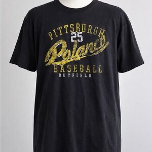 VINTAGE PITTSBURGH PIRATES MAJESTIC GREGORY POLANCO #25 T SHIRT M, L, XL, 2XL